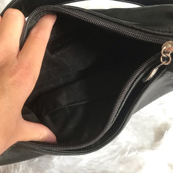 Kim Rogers Black Shoulder Bag w/ Silver Accents - Picture 11 of 14